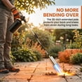 thumbnail image 4 of Propane Torch Weed Burner 45,000 BTU, Heavy Duty Weed Torch Propane Burner with 30 Inch Curved Handle, Flame Thrower for Weeds, Ice Melting, Fire Starter(Propane Tank Not Included), 4 of 9