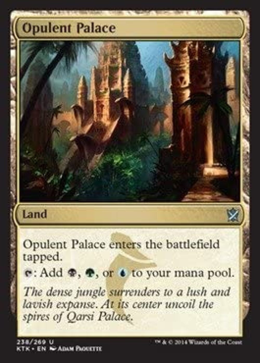 JuIShareE - Opulent Palace (238/269) - Khans of Tarkir - Foil - Walmart.com