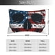 thumbnail image 2 of Fotbe American Flag Skull Funda de Almohada Decorativa Estilo Occidental, Lujo en Algodón, Fundas para Almohadas King, Cojín Estampado para Decoración del Hogar-16"x24", 2 of 6