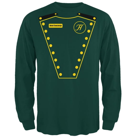 Halloween Hotel Concierge Costume Mens Long Sleeve T Shirt