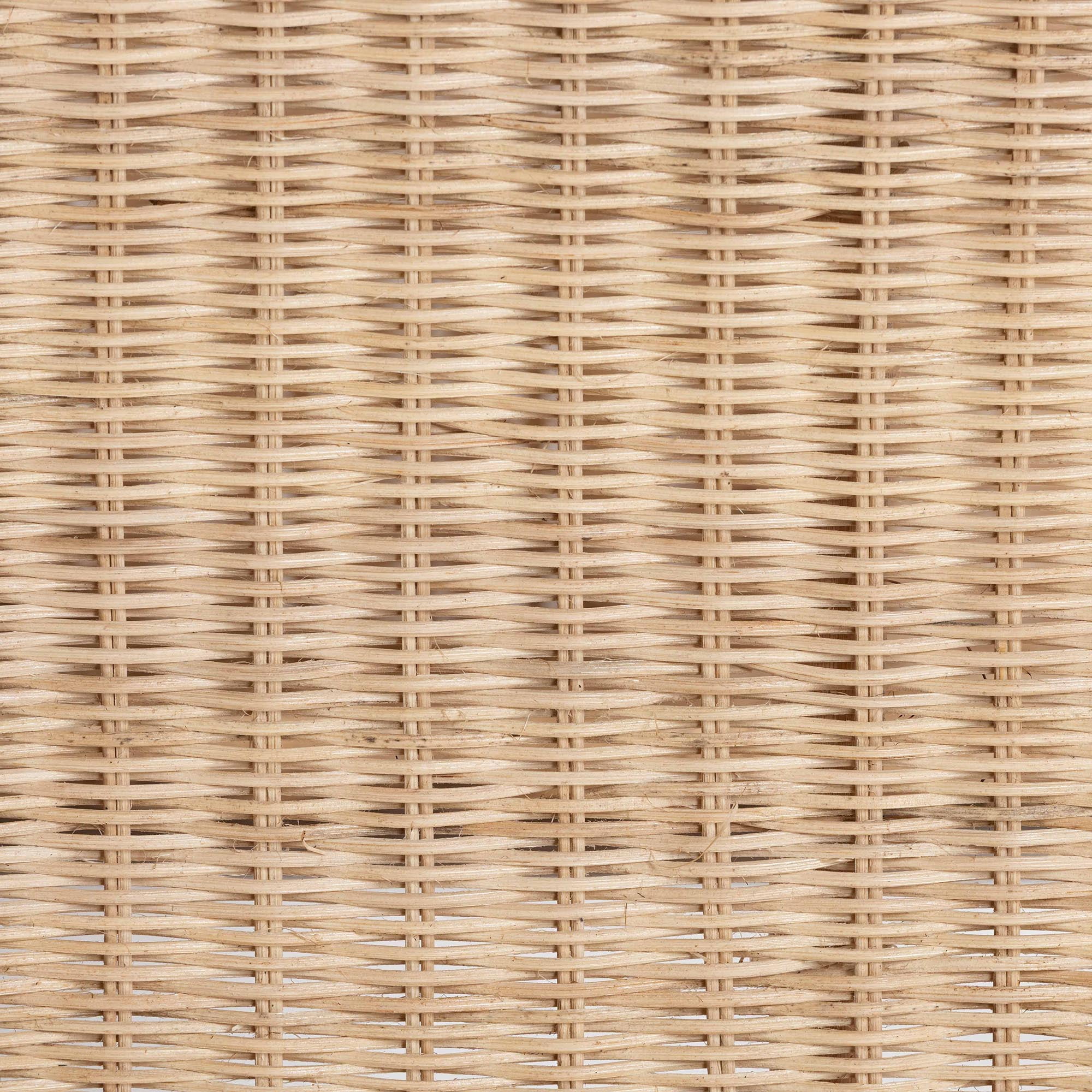 bali & pari Carole Boho Kitchen Cart, 2-Tier, Natural Rattan