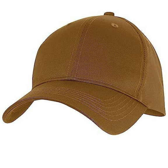 Rothco 22597 Supreme Solid Color Low Profile Cap, Work Brown