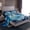 Blue, variant on Homewish Animal Owl 4pcs Bed Sheets For Teens Female Men,Exotic Style King Sheets,Bohemian Boho Theme Super Cozy Sheet Set,Ultra Soft Home Decor