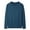 Dark Blue, variant on Men's Organic Cotton Long Sleeve Crew Thermal Base Layer Essential Hypoallergenic Tagless Comfort Year-Round Layering Piece Double-Stitched Durability Eco-Technical Fabric