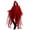 Red, variant on ZPQMNB Men's Tattered Hooded Ghost Cape, Halloween Zombie Grim Reaper Costume Cloak for Cosplay Party