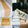 10 pack Burlap Table Runner 14" x 108 " 100% JUTE BURLAP TABLE DECOR ...