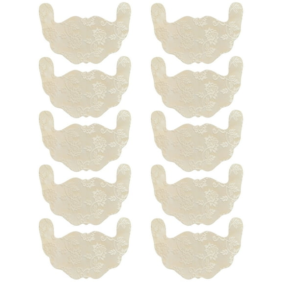 FONWILYO 10 Pairs Self Adhesive Body Tape for Breasts in Khaki for Strapless and Sheer Dresses