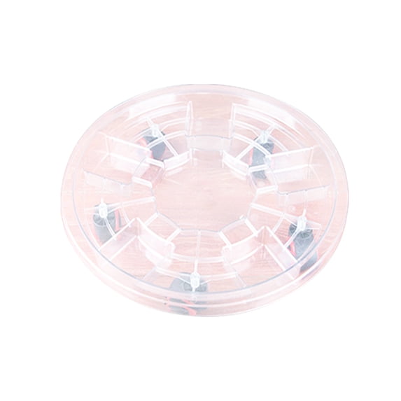 CreativeArrowy Flower Pot Tray Receptacle Plant Caddy Universal Wheel Stand For Flowers 1PC Suitable Convenient Round Saucer Drip Trays