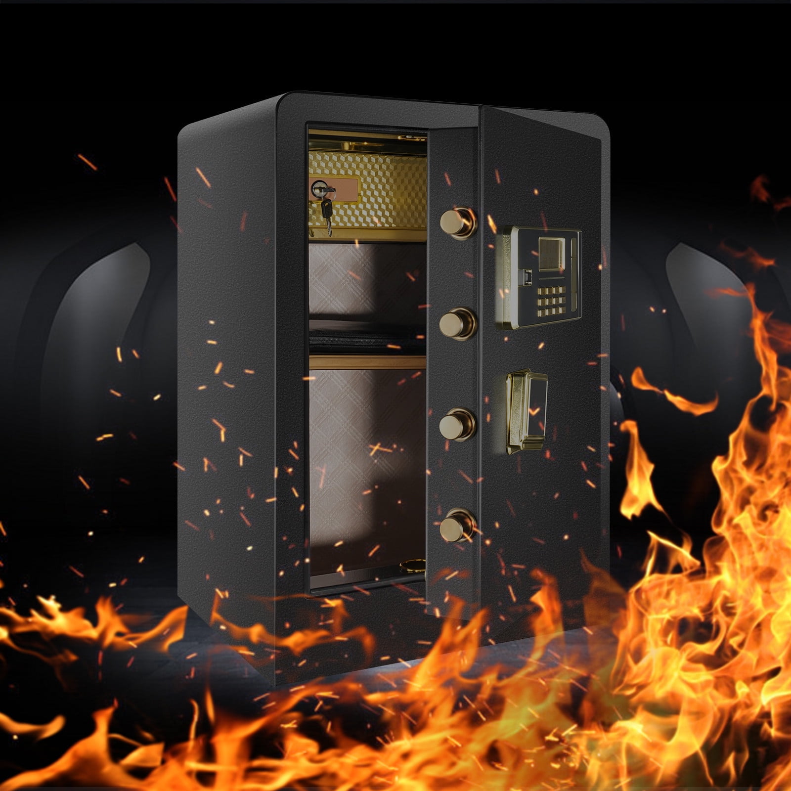 Buy PHOGEO Large Safe Box Fireproof Waterproof with Interior
