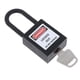 thumbnail image 5 of Candado de seguridad de alta resistencia con llave igual y aislamiento Black_2, 5 of 9