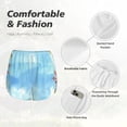 thumbnail image 3 of JUNZAN Sea and Fish Print Women's Athletic Gym Running Shorts with Phone Pockets - Workout Shorts-Small, 3 of 8