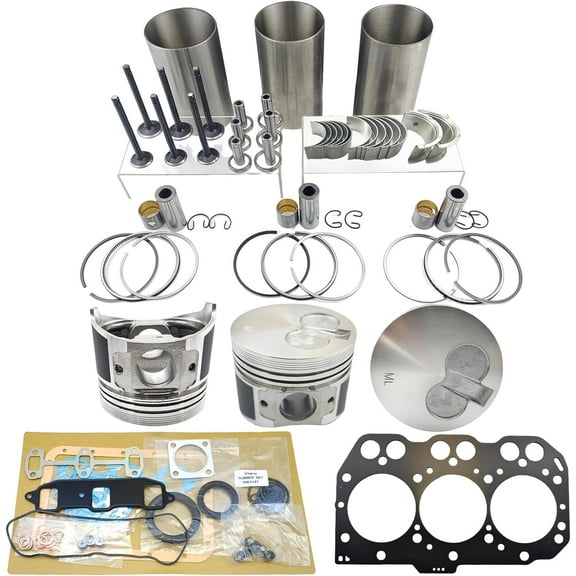 3TNE74 Engine Overhaul Rebuild Kit For Yanmar 3TNE74 Engine AF17 AF18 AF170 Tractor EE-65/70Z GC221 GC322 CA230 Combine For John Deere X495 X595 2210 4100 119623-22080 11962322080