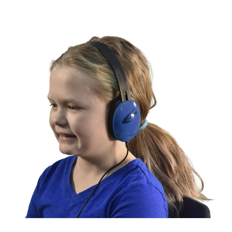 Califone Childern's Noise-Canceling Over-Ear Headphones, Blue, CII2800BL