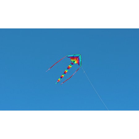 Canvas Print Dragons Fly Kites Rise Sky Flying Kites Cord Wind Stretched Canvas 10 x