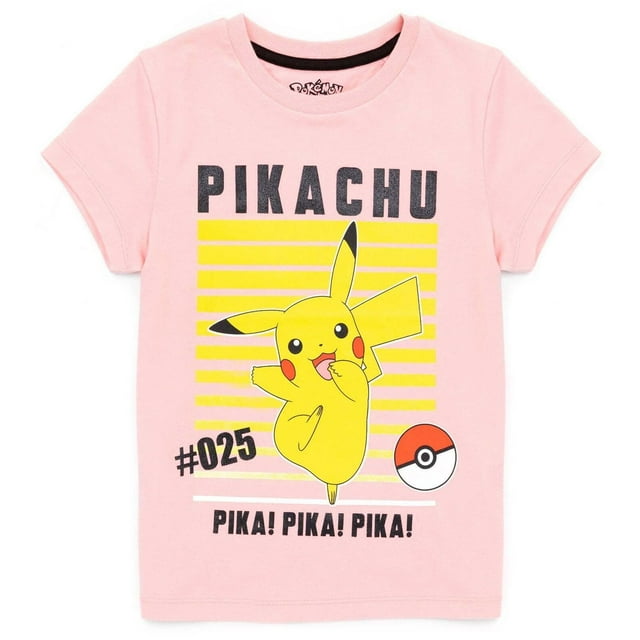 Pokemon T-Shirt Pikachu pour Filles