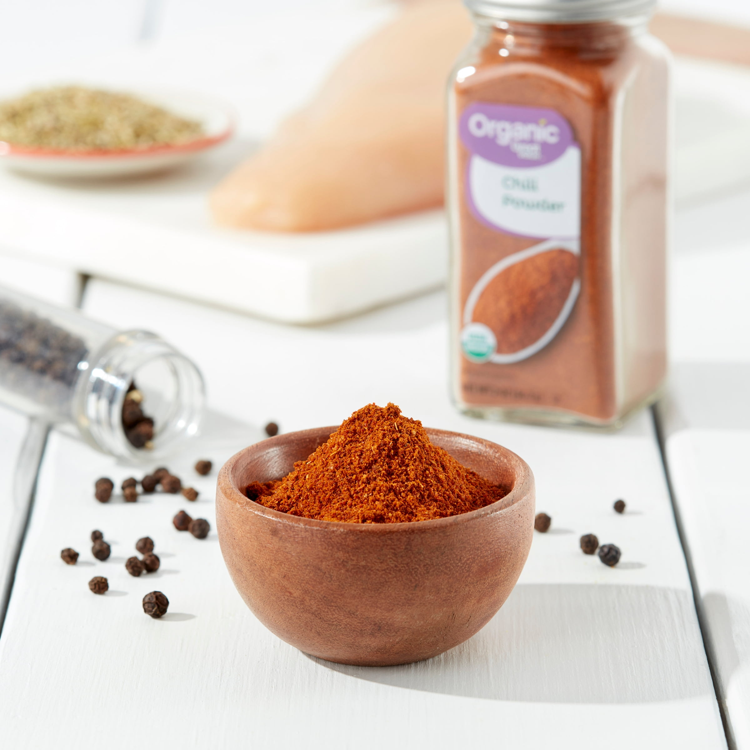 (4 pack) Great Value Organic Chili Powder, 2 oz