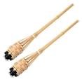 thumbnail image 4 of ORDDIART 2Pcs Garden Torch Lamp Flickering Light Bamboo Beige Outdoor Lighting Families, 4 of 8