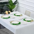 thumbnail image 5 of SKYSONIC St. Patrick's Day Lucky Clovers Round Placemats for Dining Table Non-Slip Heat-Resistant Polyester Table Mats Set of 6 Washable Table Mats for Kitchen Dining Table Decoration, 5 of 5