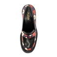 thumbnail image 3 of YDN Women Classy Chunky High Heels Pumps Round Closed Toe Slip On Oxford Loafers Daily Office Dressy Shoes Size 15 Poker, 3 of 4