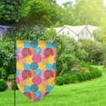 thumbnail image 2 of Wukai Colorful Wool Balls Print Garden Flag 12.5x18 Inch Double Sided Sun-resistant Rain-resistant, Wrinkle-resistant Colorfast(Only Flag), 2 of 7