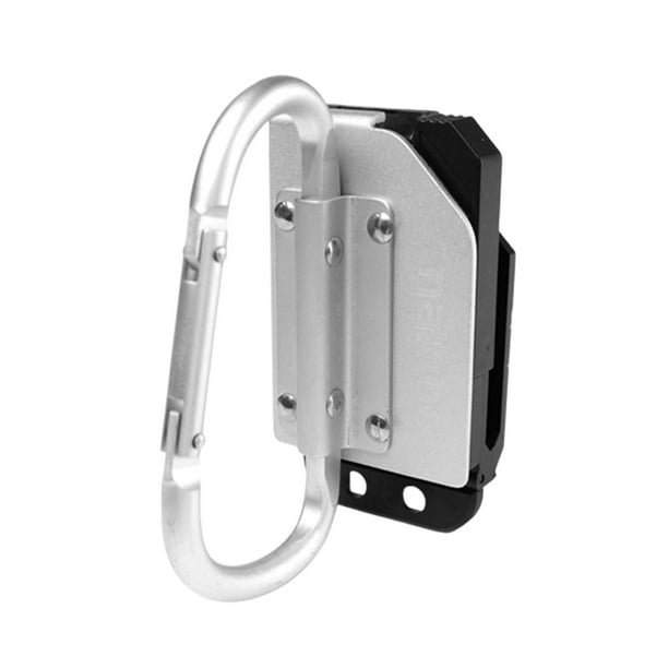 Porta llaves, clip para cinturón de herramientas, fácil de instalar, compacto, profesional, gancho para cinturón de trabajo, organizador de herramient