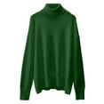 thumbnail image 3 of Sweaters for Women 2025 Oversized Long Sleeve Turtleneck Fall Winter Casual Knit Jumper Top Womens Pullover Sweaters, 3 of 5