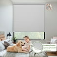 thumbnail image 4 of MiLin No Drill Cordless Cellular Shades Color-Matched No Tools Cellular Shades Honeycomb Design Blinds Shades for Window Room Office (Light Filtering Grey, 36" W X 48" H), 4 of 5