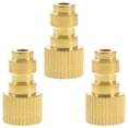 thumbnail image 1 of 3 Pcs Car Tyre Air Inflator Pump Adapter Tire Air Pump Connector Cylinder Connector Air Pump Head, 1 of 4