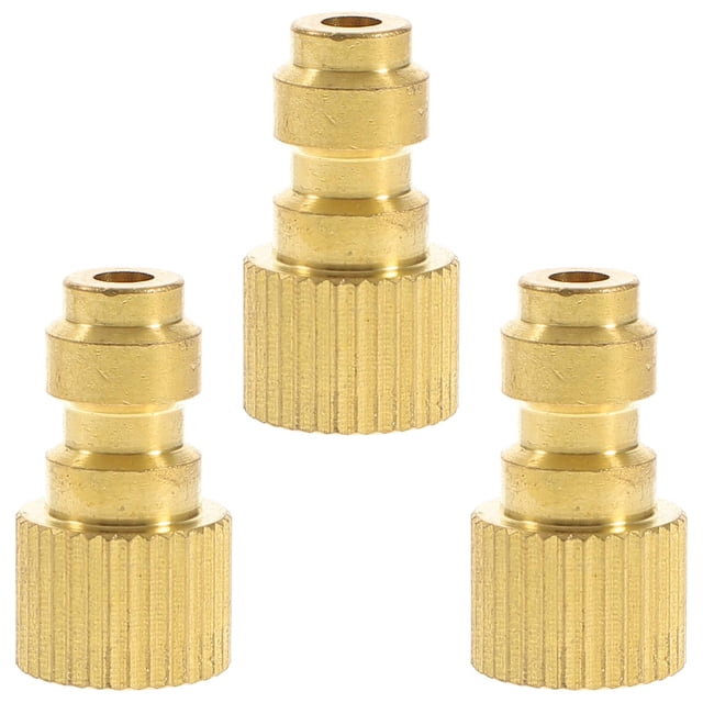 3 Pcs Car Tyre Air Inflator Pump Adapter Tire Air Pump Connector Cylinder Connector Air Pump Head