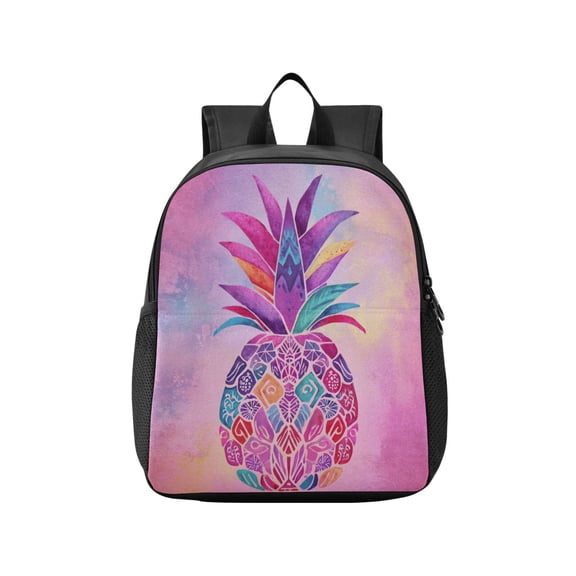 Toddler Backpack Bohemian Pineapple Design Waterproof Lightweight Backpack Casual Mini Daypack for Daycare & Travel