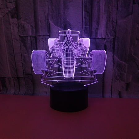 

JUSTUP 3D illusion night light USB powered 7-color LED light suitable for children s gift bedroom decoration