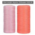 thumbnail image 3 of Lot de 2 fils pour machine à broder, chaîne 8/4, tissage, coton, filature, 250 mètres, 3 of 4