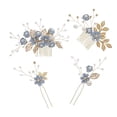 thumbnail image 4 of Juegos Nupcial Honor Sunnimix Boda Filigrana Pinza De Pelo Horquil, 4 of 8