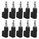 thumbnail image 1 of Conectores Tipo Banana Apilables, 10 Uds., 4mm, Conectores Tipo Banana Sin Soldadura Para Accesorios De Seguridad, 1 of 7
