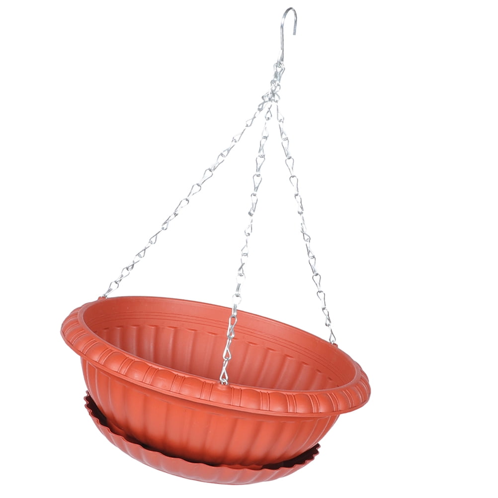 MLINS 3 Sets of Hanging Planter Hanging Flower Pot Home Balcony Flower Basket Garden Flower Pot