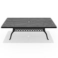 thumbnail image 2 of Aluminum Table with Exquisite Patterns, Free Seat Cushions - Add Charm to Outdoor Space, 2 of 3