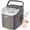 Gray, variant on Countertop Ice Maker with Handle, Makes 26 Pounds of Ice in 24 Hours, 9 Ice Cubes in 6 Minutes, Self-Cleaning Portable Ice Maker with Basket and Scoop for Home/Kitchen/Camping/RV.