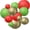 Red-Green-Gold, variant on Paper Lanterns 12 Pcs Assorted Size of 6" 8" 10" 12" Chinese Round Paper Hanging Decorations Ball Lanterns Lamps for Home Decorations, Parties, Weddings,Christmas, and Halloween