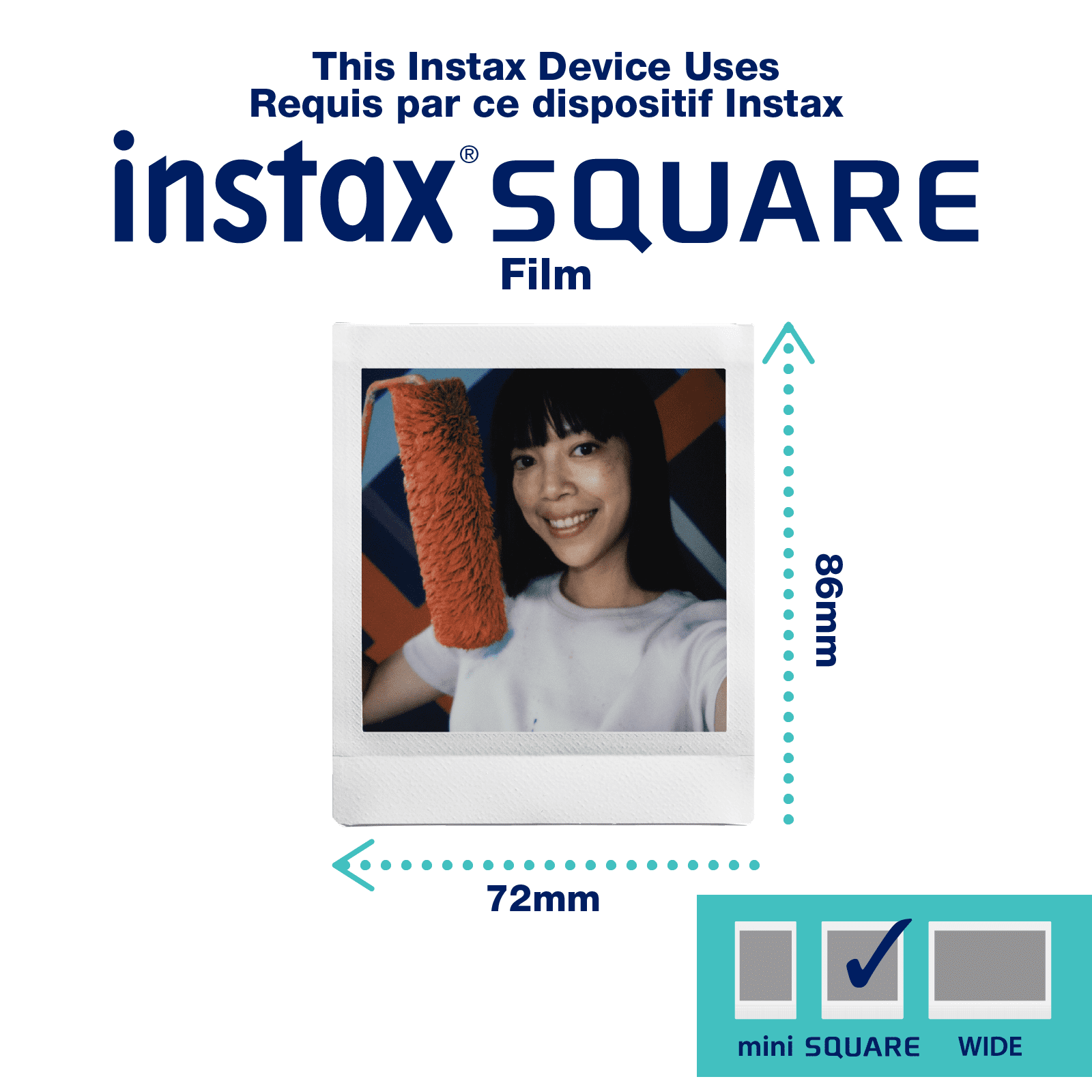 FUJIFILM Instax SQUARE Instant Film (100 Exposures)