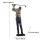 thumbnail image 2 of Estatuilla De Personaje De Golf De Lujo, Estatua De Deporte Moderna Creativa, Figuritas De Arte, Artesanías De Resina Nórdica Para Sala De Estar, Accesorios De Decoración Del Hogar qarigey OD014716-02, 2 of 6