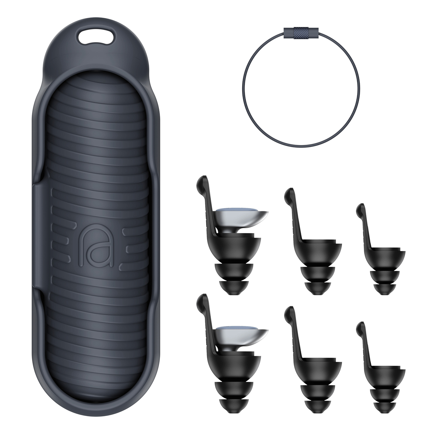 Mixx assistive audio Music Hearing-Protection Earplugs with Travel Case, USAA-MUS-NP-495