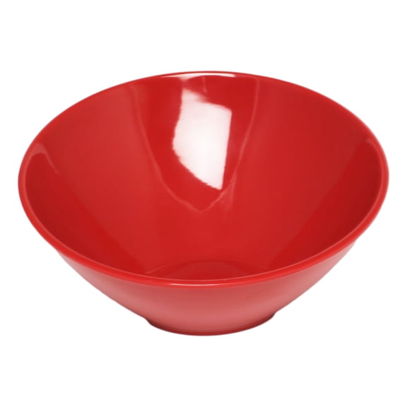 Excellante 24 oz. Cascading Bowl, Melamine, Pure Red, Comes in Dozen