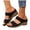 D, variant on Women's Breathable Wedge Sandals Comfortable Non Slip Walking Slippers Platform Wide Toe Box Beach Sandal Black Size 6