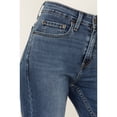 thumbnail image 2 of Levi's Women's Dark Wash Wait High Rise 725 Slit Hem Stretch Bootcut Jeans - A3403-0009 31W x 30L, 2 of 4