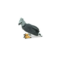 Safari Ltd. Harpy Eagle Figurine - Realistic 3" Bird Figure - Educational Toy for Boys, Girls, & Kids Ages 3 