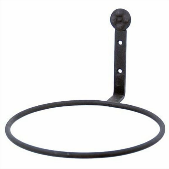 Achla Designs SFR-08 Wall Bracket, 8 inch Flower Pot Ring, 8-inch, Black