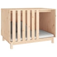 thumbnail image 4 of vidaXL Dog House Natural Wood Solid Pine Wood Medium Durable Dog House, 4 of 7
