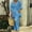 Blue, variant on Yoodem Lounge Sets for Women Sweatpants Women's Lapel Long Sleeved Cardigan Top and Pants Two Piece Set Shirts for Women White 3XL