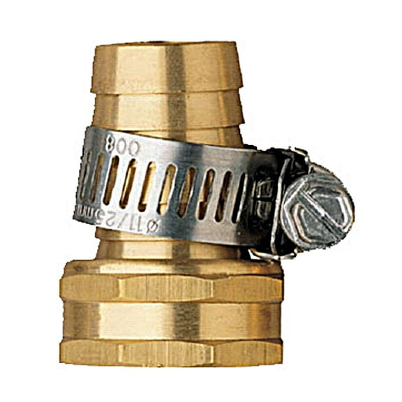 Orbit 5/8" Garden & Water Hose Female Repair Mender & Clamps, Aluminum - 56183