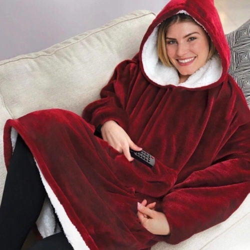 Comfy Oversized Blanket Sweatshirt For Adults Children Huggle Hoodie Fleece  Warm | Walmart Canada
